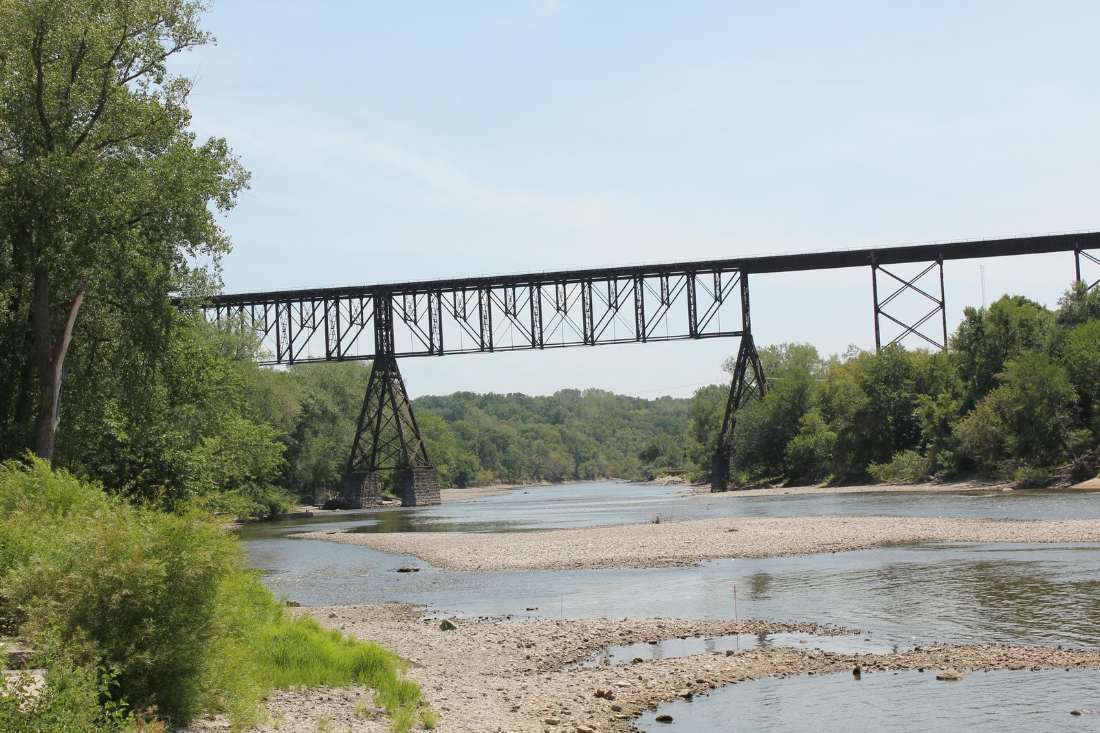 West truss span (span #23) from upstream
